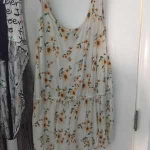 Forever 21 Sunflower Romper